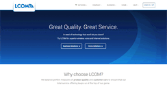 Desktop Screenshot of lcom.co.za